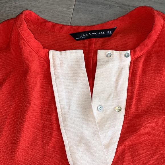 Zara Colour Block Dress Medium - Picture 2 of 5